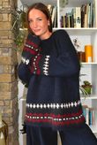 Moorland FairIsle Knit Navy